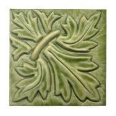 Groene bladtegels tegeltje (Voorkant)