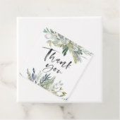 Groene bladwijding bedankt favoriet labels (In situ)