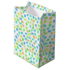 GROENE BLAUWE AQUA SINAASAPPEL WATERVERF PAAS EIER MEDIUM CADEAUZAKJE