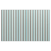 Groene blauwe bruine strepen stof (Fat Quarter)