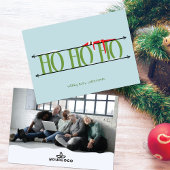 Groene & Blauwe Elf Shenanigans Bedrijf Kerstmis Feestdagenkaart