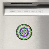 Groene blauwe en gele springstof Magnet (Insitu (Vaatwasser))