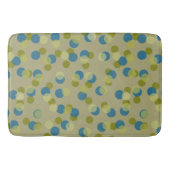 groene, blauwe en gele stippen badmat (Voorkant)