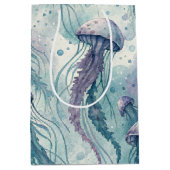 GROENE & BLAUWE GOLVENDE KWAL MEDIUM CADEAUZAKJE (Voorkant)