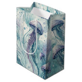 GROENE & BLAUWE GOLVENDE KWAL MEDIUM CADEAUZAKJE (Achterkant Gekanteld)
