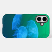 Groene blauwe gradiënt van wolkwal Case-Mate iPhone case (Achterkant (horizontaal))
