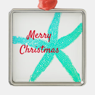 Groene Blauwe Kerst van de Blauwe Kerst van de Sta Metalen Ornament