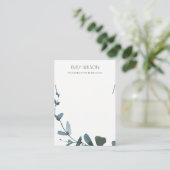 GROENE BLAUWE MUNTJES EUCALYPTUS FAUNA KETTING VISITEKAARTJE (Staand voorkant)