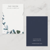 GROENE BLAUWE MUNTJES EUCALYPTUS FAUNA KETTING VISITEKAARTJE (Voorkant / Achterkant)