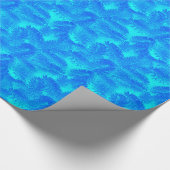 Groene blauwe pine cadeaupapier (Hoek)