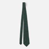 Groene-blauwe Schotse ruit traditionele stropdas (Achterkant)