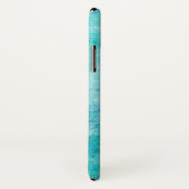 Groene Blauwe Textuur Case-Mate iPhone Case (Achterkant / rechts)