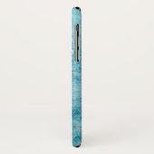 Groene Blauwe Textuur Case-Mate iPhone Case (Achterkant/links)