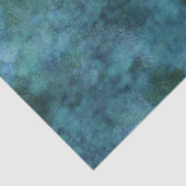 Groene Blauwgroen Aqua Blue Earth Marmer Abstract Tissuepapier (Detail)