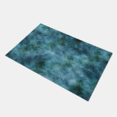Groene Blauwgroen Aqua Blue Earth Ocean Marble Abs Deurmat (Schuin)