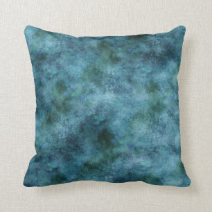 Groene Blauwgroen Aqua Blue Earth Ocean Marble Abs Kussen
