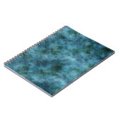 Groene Blauwgroen Aqua Blue Earth Ocean Marble Abs Notitieboek (Linkerzijde)
