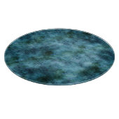 Groene Blauwgroen Aqua Blue Earth Ocean Marble Abs Snijplank (Hoek)
