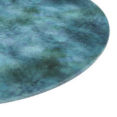 Groene Blauwgroen Aqua Blue Earth Ocean Marble Abs Snijplank (Hoek)