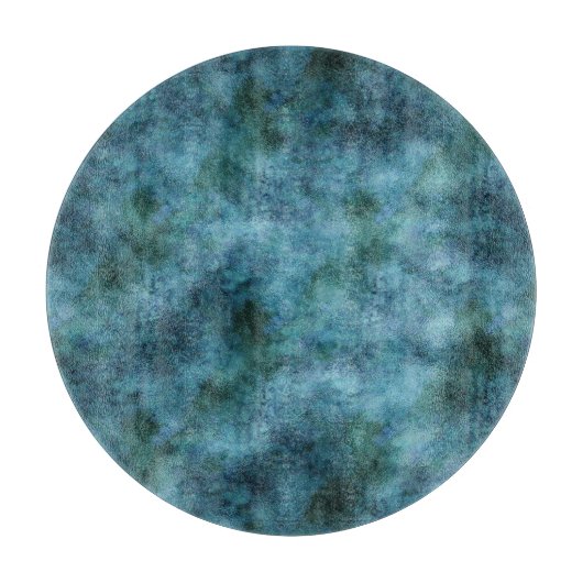 Groene Blauwgroen Aqua Blue Earth Ocean Marble Abs Snijplank (Voorkant)