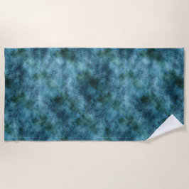 Groene Blauwgroen Aqua Blue Earth Ocean Marble Abs Strandlaken