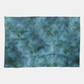 Groene Blauwgroen Aqua Blue Earth Ocean Marble Abs Theedoek (Horizontaal)