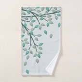 Groene Blauwgroen lederen badkamer Bad Handdoek (Handdoek)