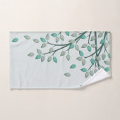 Groene Blauwgroen lederen badkamer Bad Handdoek (Handdoek)