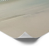 Groene Blauwgroen Moderne Strand Oceaan Schilderen Poster (Hoek)