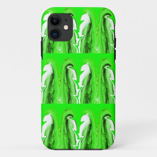 Groene bliksem Case-Mate iPhone case (Achterkant)