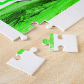 Groene bliksem legpuzzel (Zijkant)