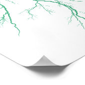 Groene bliksem poster (Hoek)