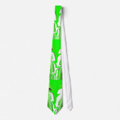 Groene bliksem stropdas (Voorkant)