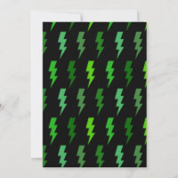 Groene Bliksemschicht Elektrische Storm Onweer
