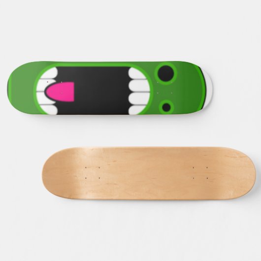 groene blob skateboard (Horizontaal)