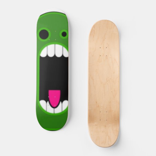 groene blob skateboard (Voorkant)