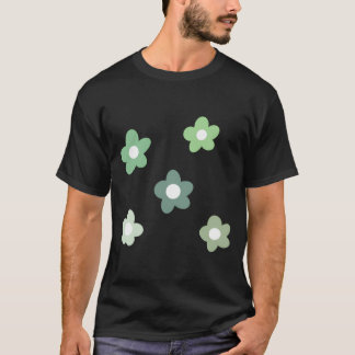 Groene Bloem Bundel T-shirt