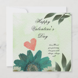 Groene bloem - een liefde als geen ander bedankkaart