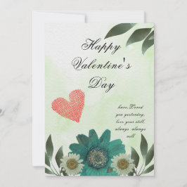 Groene Bloem - Een Liefde zoals Geen Andere Feestdagenkaart