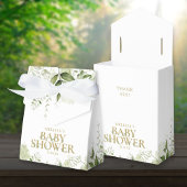 Groene Bloem Gouden Baby Shower Favor Doos Bedankdoosjes