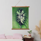 Groene Bloem Hangend Wandkleed (Slaapkamer)