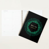 Groene Bloem Mandala Planner (Display)