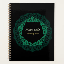 Groene Bloem Mandala Planner
