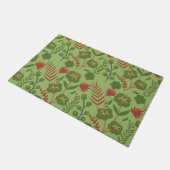 Groene bloem, naadloos patroon, tak, blad deurmat (Schuin)
