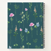 Groene bloem notitieboek (Achterkant)
