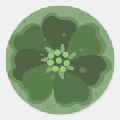 Groene Bloem Stickers (Voorkant)
