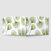 Groene bloemblaadjes gastenboek (Volledig)