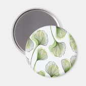 Groene bloemblaadjes magneet (Voorkant / Achterkant)