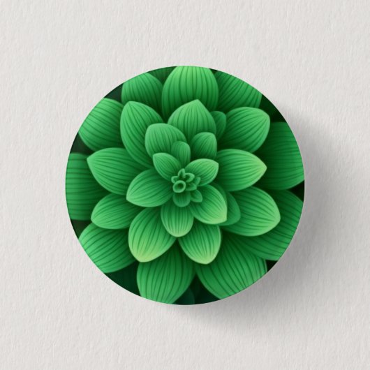 Groene bloemen achtergrond-77761 ronde button 3,2 cm (Voorkant)