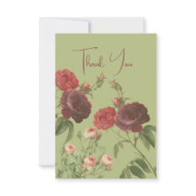 groene bloemen bedankje